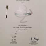 Sportherz der Stadt Duisburg für Helga Brands